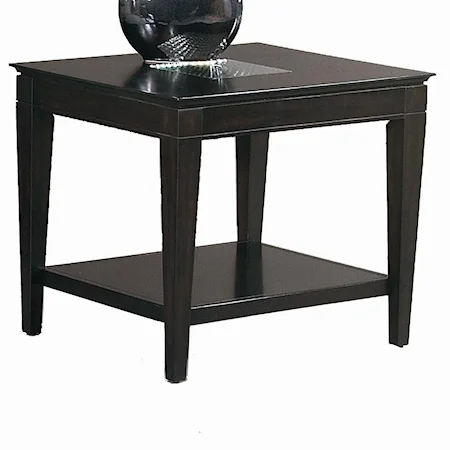 End Table with Bottom Shelf